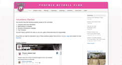 Desktop Screenshot of phoenixnetball.org.au